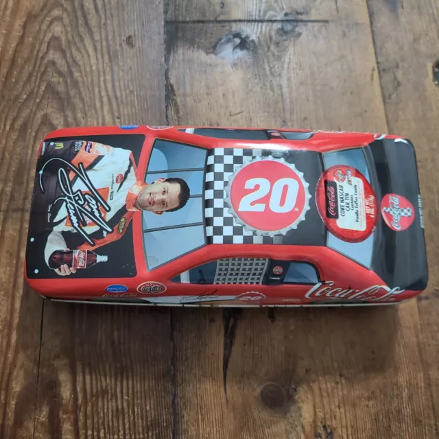 Tony Stewart Coca Cola Collectable Candy Tin Car