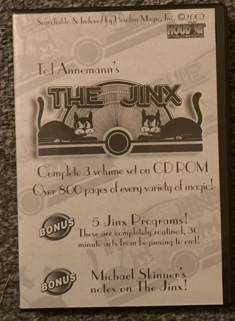 Ted Annemann’s The Jinx CD Rom
