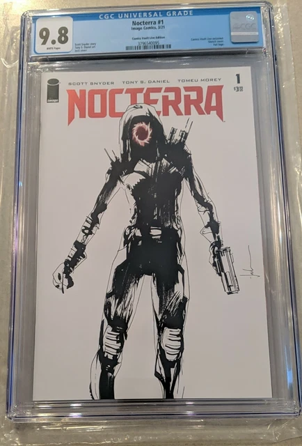 Nocterra #1 CGC 9.8 NM Comics Vault Live Jock RED FOIL Variant Cover