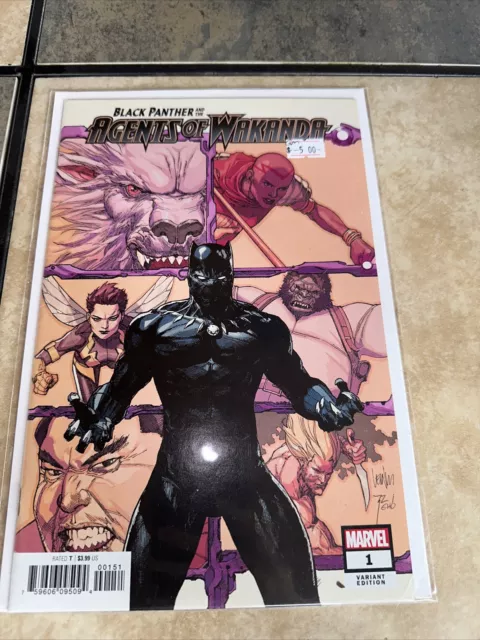 🔥Black Panther & The Agents Of Wakanda #1 Yu Variant Marvel 2019 Nm