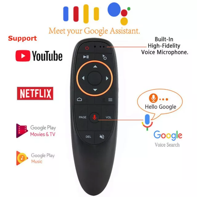 Voice TV Box Computer Command Control Controller Air Mouse Remote Control