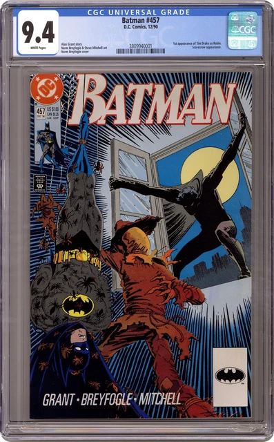 Batman #457 CGC 9.4 1990 3809940001 Tim Drake becomes Robin