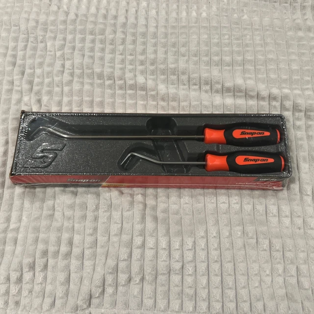 Snap-on SGRHT6BO 6-Piece Radiator Hose Pick Set – Orange, Cushion Grip, USA Made