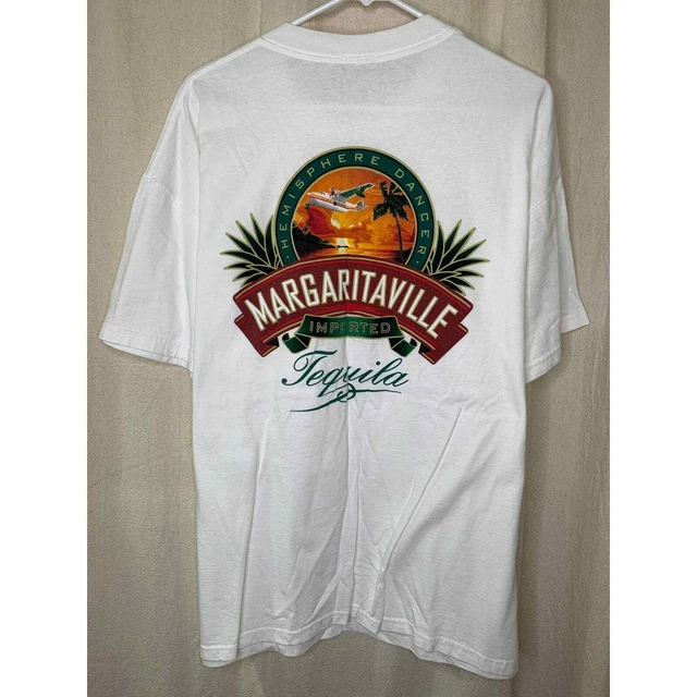 Vintage 2000s Jimmy Buffett Margaritaville Tequila Salt Shaker Pocket Shirt XL
