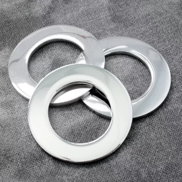 30mm A-Grade Mirror Finish Stainless Steel Donut Circle Washer Pendants