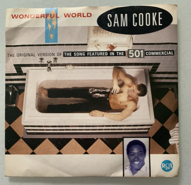 Sam cooke wonderful world chain gang rca pb49871 1986 reissue