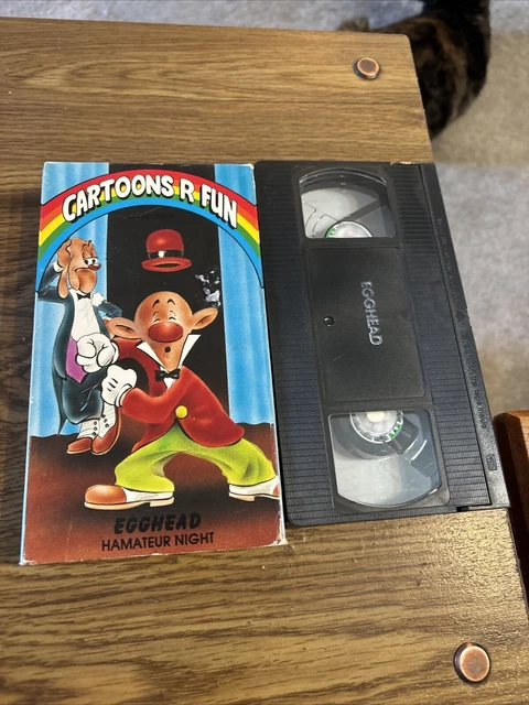 CARTOONS R FUN Egghead Hamateur Night VHS 1989 Vidtape £6.24 - PicClick UK