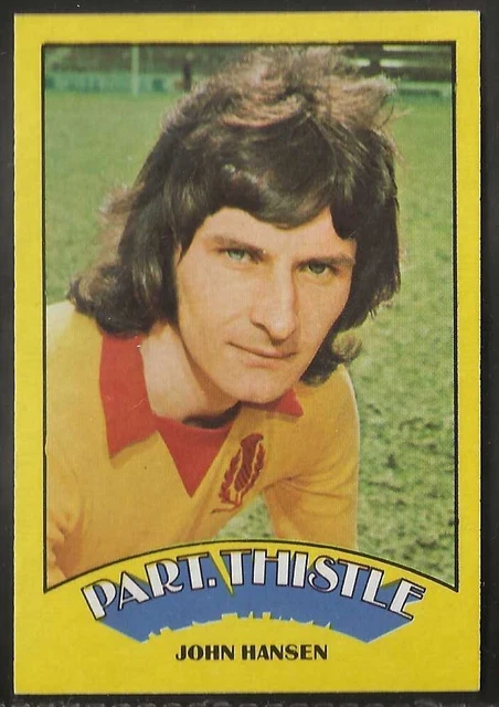 A&Bc-Football 1974 Scottish (Green Back 001-132)-#100- Partick Thistle - Hansen