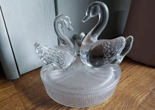 RCR, Crystal, Pair of Swans, Paperweights, Wedding, Figurines, Ornaments Gift 2