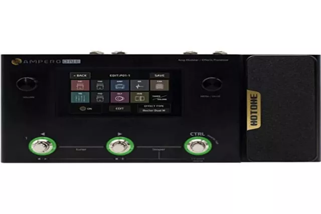 Multieffekte HOTONE Ampero MP-80 Gitarren Audio Musik Zubehör Schwarz SEHR GUT