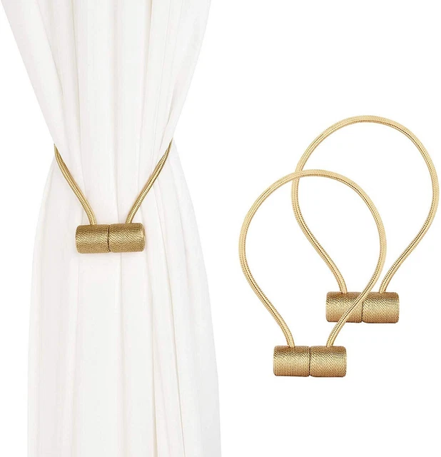 Beautiful Holdbacks Tiebacks Golden for home decoration pack of  2