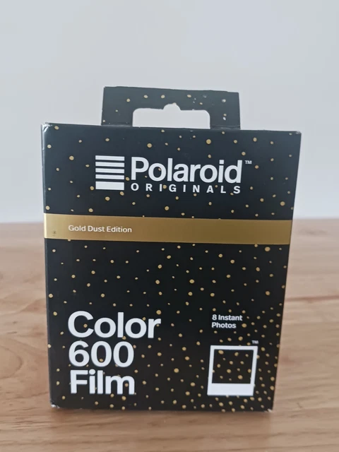 Polaroid Color 600 Oro Edición Polvo RARO Proyecto Imposible Nuevo en Caja