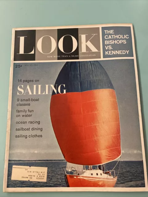 Look Magazine May 23 1961 Sailing Richard Burton Socialized Medicine Mental ILL