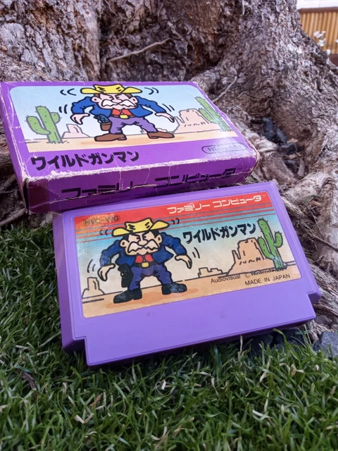 Nintendo Wild Gunman Famicom Game Cartridge. BTTF