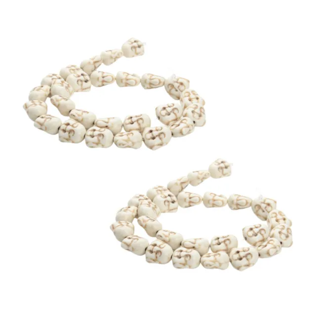 2 Pcs Gemstone Loose Beads Necklace Bracelet Bead Scattered Beads