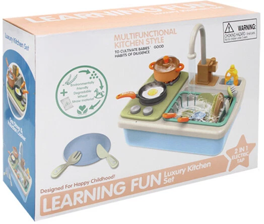HOOGAR Set de Jeux Cuisine Beige