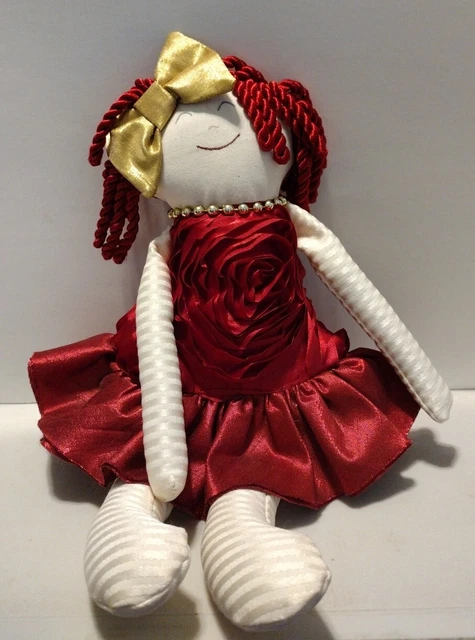 Woof & Poof 2013 Dressed For The Christmas Party - Red Gold - Collectible Doll