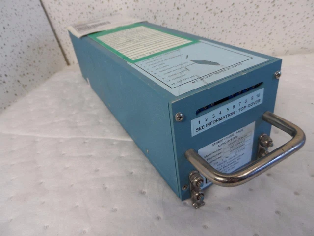 Baker Electronics P/N 990-1254-012 Stereo/Chime/Page Audio System