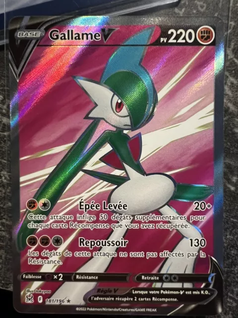Carte Pokémon Gallame V 181/196 Full Art Origine Perdue EB11 FR NM/MINT