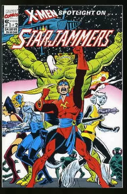 X-Men Spotlight On Starjammers #1&2 Near Mint Complete Set 1990