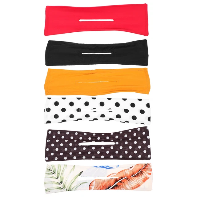 6 Pcs Lazy Hair Curler Bun Maker Swivel Headband Elasticity
