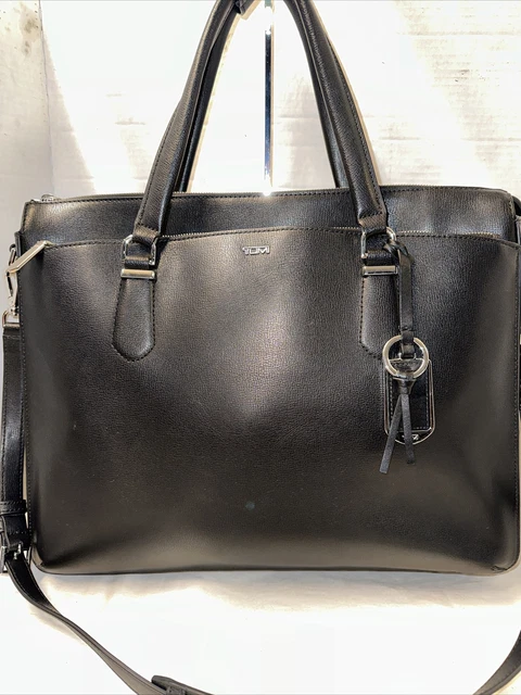 Tumi Saffiano Leather Laptop Business  Briefcase Bag