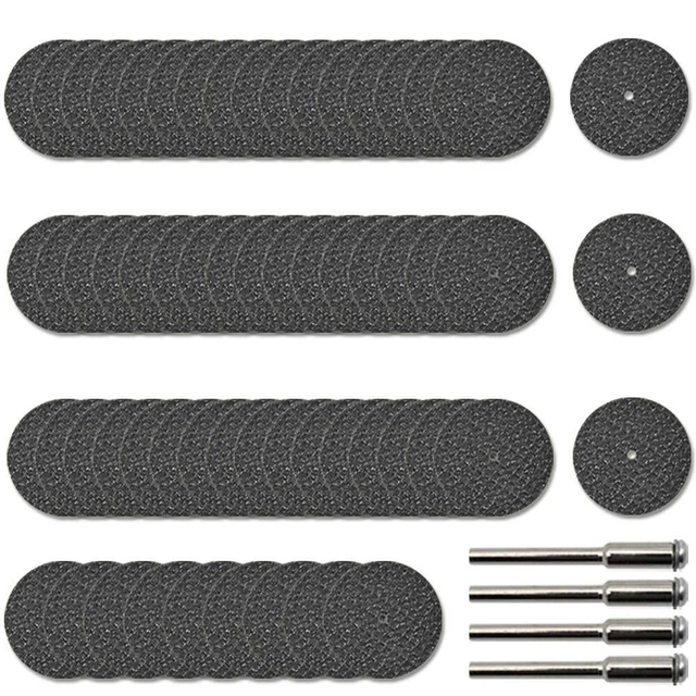 60Pcs Rotary Tool Cut Off Wheel 1-1/4 inch Reinforced Fiberglass Cut Off Whee...