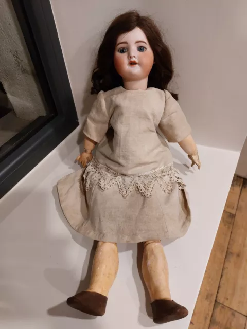 Ancienne poupée SFBJ 60 Paris 6 no JUMEAU BRU Steiner 58 cm