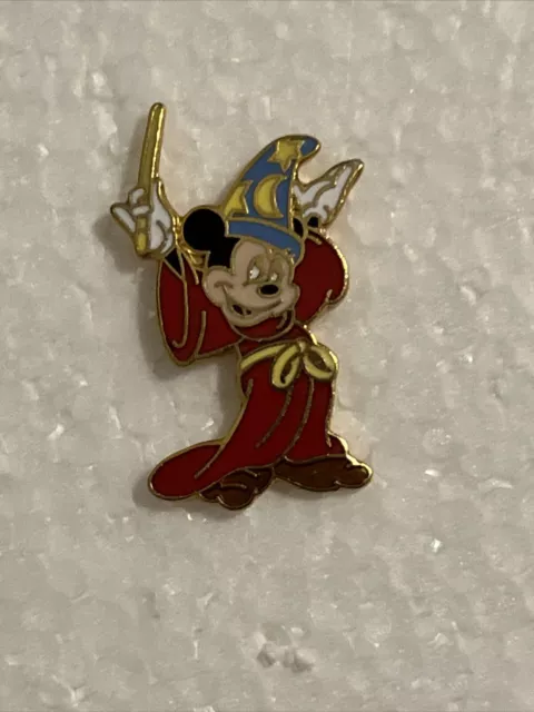 Vintage Disney Sorcerer Mickey Mouse Fantasia Sorcerer's Apprentice Lapel Pin