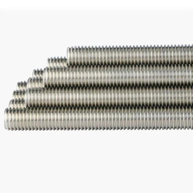 Lotto 304 barra filettata acciaio inox M2-M20 lunghezza 150-500 mm spedizione veloce