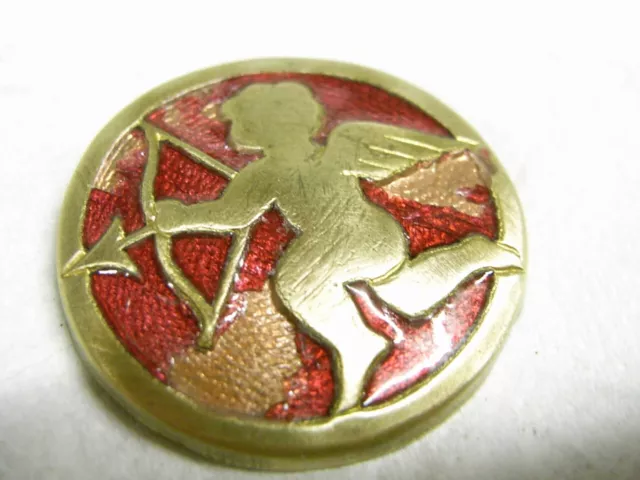 Bouton Gris ou Violet 18mm 1960