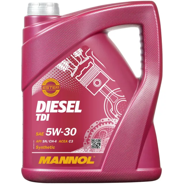 Motor-Öl 7L MANNOL Diesel TDI +MANN-FILTER für Nissan Navara D40 2.5 dCi 4WD 3