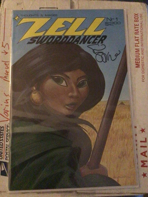 ZELL SWORDDANCER 1 (9.4) USAGI YOJIMBO THOUGHTS & IMAGE (B062) Signed