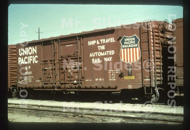 Duplicate Slide Freight UP Union Pacific 40'Box 117127