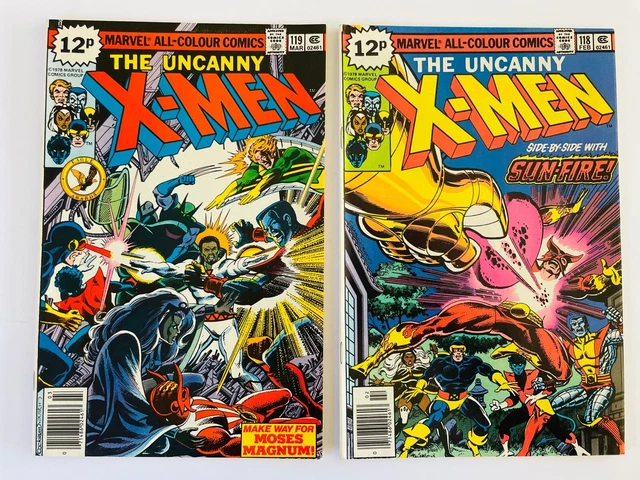Uncanny X-MEN # 118 SUN-FIRE 119 VF John Byrne 1978 UK Price Variant Marvel