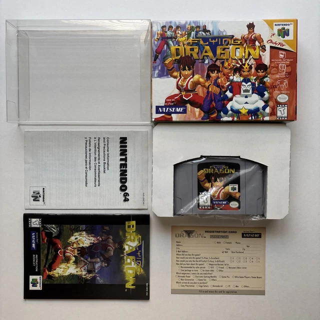 FLYING DRAGON NINTENDO 64 N64 Completo en Caja CIB Manual
