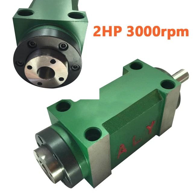 1.5KW Tapping Spindle Unit Power Drilling Milling Head 3000rpm for CNC Machine