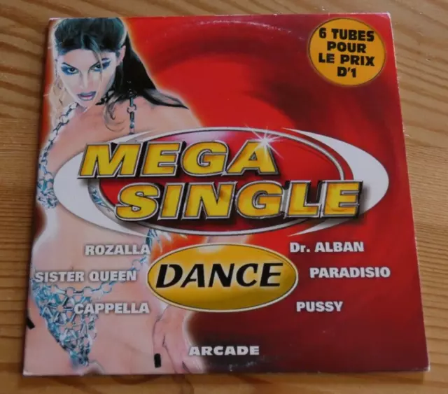 MEGA SINGLE DANCE CD (Rozalla, Sister Queen, Dr. Alban, Paradisio, Cappella)