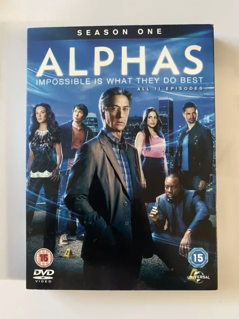 New! Alphas - Series 1 - Complete (DVD, 2012, 3-Disc Set) Region 2