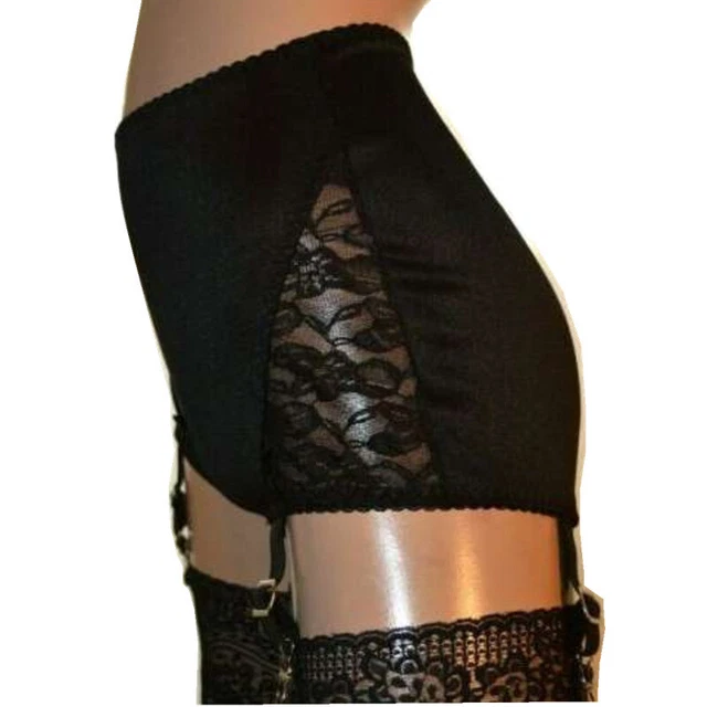 White Shapewear Yummie Tummie Luxallacki Garter Belt & Suspender Shapewear  Set - Tummy Control Girdle In White/Black - Sizes S/M/L/XL/XXL Shapewear  Girdle