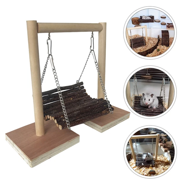 1pc small animal hanging Vögel Kauen Spielzeug Vogel Leiter Spielzeug Hamster Hä