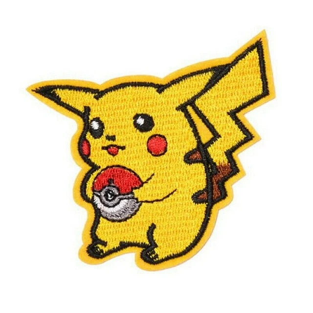 PATCH ÉCUSSON THERMOCOLLANT - Pokémon Pikachu (Ref 4) (12.2023) EUR 2 ...