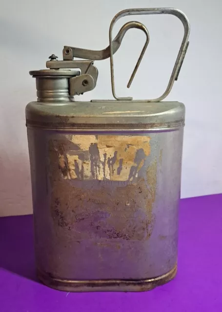 Vintage Eagle Gas Can Stainless Steel