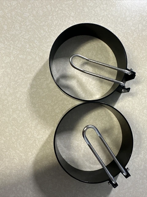 2Pcs Non-Stick Fried Egg Shaper Pancake Ring Mold Cooking Tool Egg Cooker Rings
