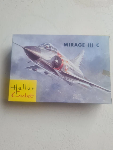 Maquette Heller Cadet Trident N°015 - Avion Militaire à Assembler (occasion, Boîte Usée)