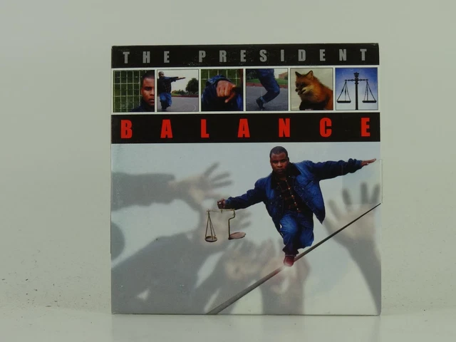 THE PRESIDENT BALANCE (D44) 3 Track Promo CD Single Card Sleeve REAL LIFE RECORD