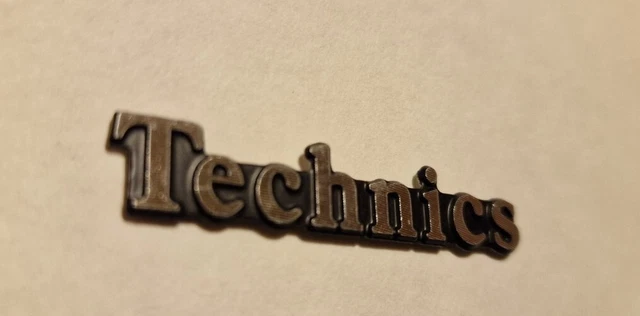 ALU AUFKLEBER/EMBLEM/SCHRIFTZUG/SCHILD, TECHNICS, selbstklebend, Metall ...