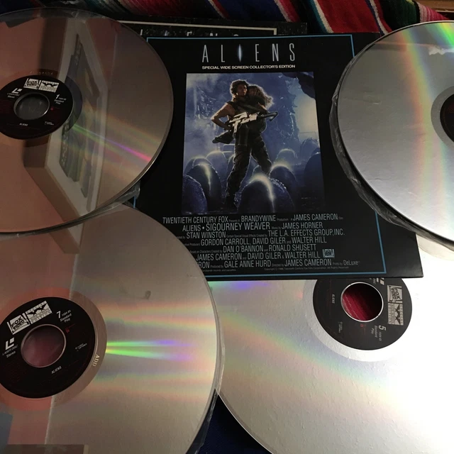 ALIENS (4DISCBOXSET!) 1986 LASERDISC Widescreen Collectors Edition