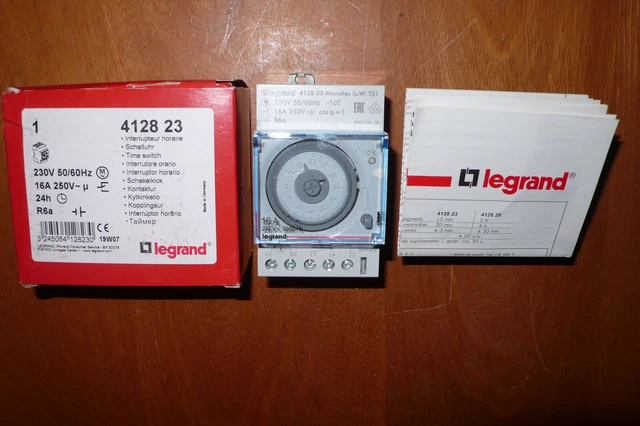 LEGRAND - Interrupteur horaire analogique 3M 1 sortie 16A - 412823