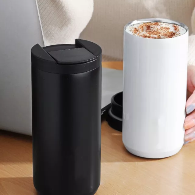Insulated Tumbler Metal Coffee Mug 400ml Simple Modern For Camping